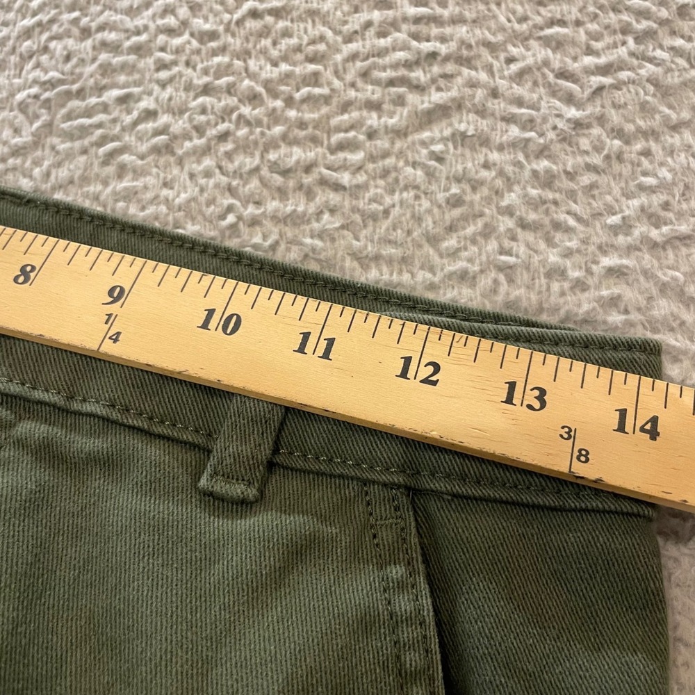Everlane The Utility Barrel Pant Womens 4R Green High Rise Organic Cotton - Picture 9 of 13